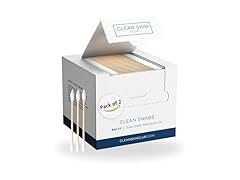 Clean Skin Club Clean Swabs 1000ct 2pk