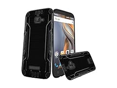 HR Wireless Cell Phone Case for Coolpad Catalyst - Black/Black