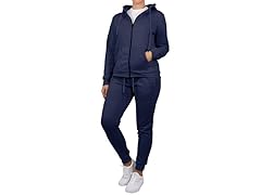 Womens Fleece Zip Hoodie & Jogger - 1 Set