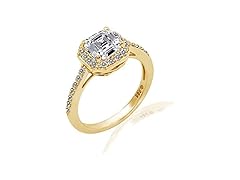 Amazon Essentials Ring Halo Sterling