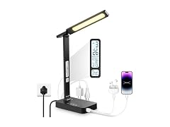 Desk Lamp With Usb Charging Port: Led