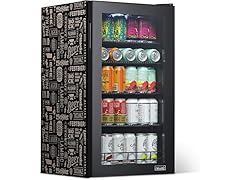 Newair Freestanding Beverage Beer Design Fridge - 126 Cans