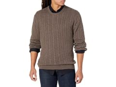 Amazon Essentials Ribbed Cotton Sweater Brown (XS)