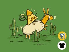 Nacho Panza Riding a Burrito