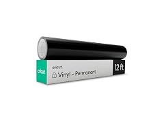 Cricut Premium Permanent Vinyl, 12ft - Black 3Pk