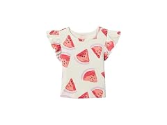 GAP Girls (12-18 MOS) Ruffle Ribbed Tee