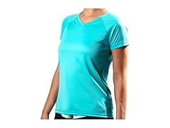 Kanu Surf Women's Solid Lagoon Rashguard (XL)