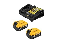 DEWALT 20V Max Lithium-Ion Charger 2 Pack Black/Yellow