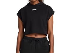 Reebok Women Basketball Off Court Cropped Hoodie