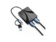 SABRENT DA-CA2H Dual HDMI Adapter with DisplayLink for 4