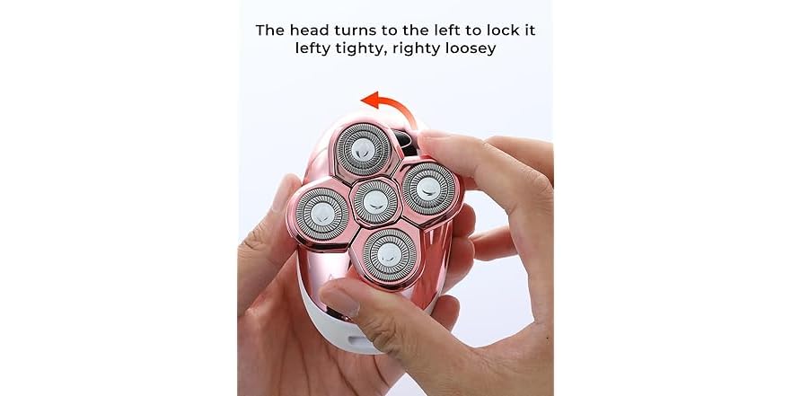 Pink Electirc Razor Womens 5-in-1 Pink Electric Razer