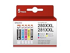 ONLYU Canon Ink 280XXL and 281XXL Cartridges