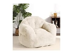 Small Bean Bag Chair 39in Beige