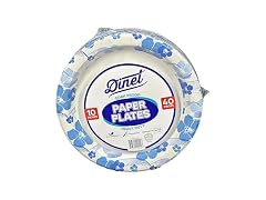 10" DINET PAPER PLATE - 40 Plates