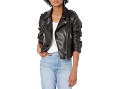 The Drop Faux Leather Jacket (XXL)