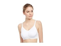 Motherhood Women's White Nursing Bra (L)