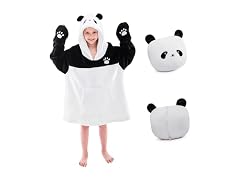 IFNOW Wearable Panda Blanket for Kids