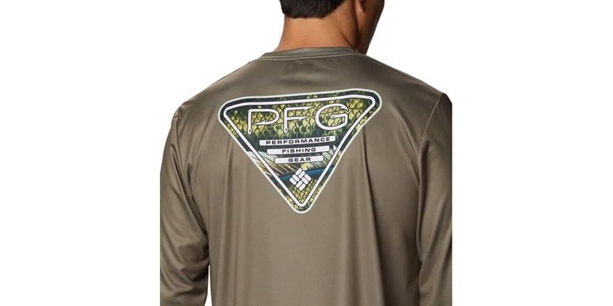 Columbia Terminal Tackle PFG Country Triangle Manica Lunga PFG Terminal Tackle Country Triangle Camicia a Maniche Lunghe