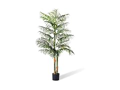 NOVAROOT Artificial Golden Cane Palm Tree