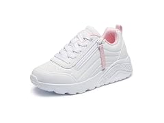 Skechers Kids' Girls Uno Lite - Easy Zip Sneaker