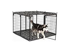 Portable Dog Playpen 53"L x 53"W x 36"H
