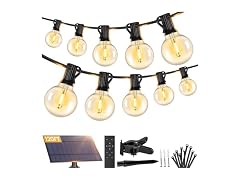 120FT Solar String Lights Outdoor with Remote