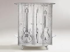 Electric Guitar Shower Curtain