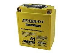 MotoBatt Motobatt MB12U 12V 15Ah Quadflex AGM