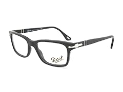 Persol Rectangular Black Optical Eyeglasses Size 50
