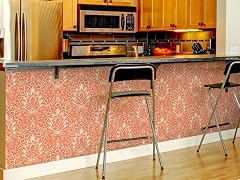 Polynesian Damask Salmon Tiles
