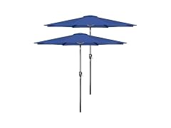 Simple Deluxe Patio Umbrella 9 FT, Blue 1 Pack