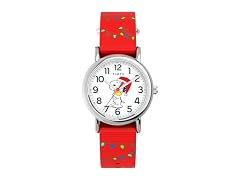 Timex Peanuts Weekender 31mm Red Strap