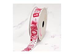 LUV Ribbons Grosgrain 7/8" inch Valentine's Day