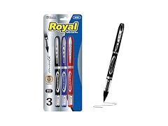 BAZIC Forza Asst. Color Needle Tip Gel Pen 3Pack