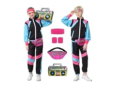 TIMSOPHIA Black 80S Tracksuit for Kids
