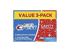 Crest Kid's Cavity Protection Toothpaste, Pack of 3