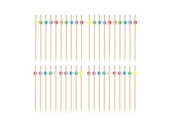 OGGI Wooden Cocktail Picks Sticks 50 pcs 