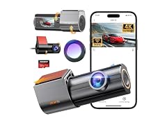 POYBPCY Dash Cam Front and Rear 4K