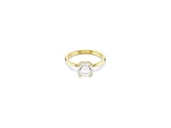 Swarovski Gold Stilla Attract Cocktail Ring