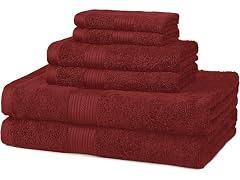 Amazon 100% Cotton Bath Towel/Set 6Pc