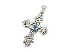 Gemstone Cross Pendant