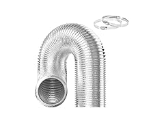 Flexible 4-Inch Aluminum Ducting, Dryer Vent Hose
