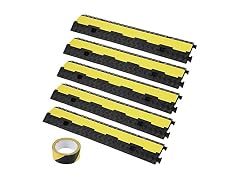 5-Piece Rubber Cable Guard, Dual Channel, 12000