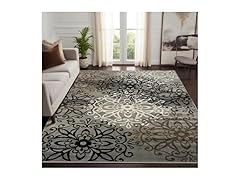 Superior Indoor Area Rug, Jute Backing 8' x 10', Blue
