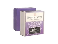 Majestic Lather Lilac Luxury Floral Bar Soap for Face & Body