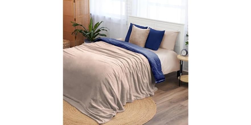 Northwest Ashford Home Essentials Bettwäsche Set, 4-teilig Queen Size, Sand Dollar Taupe – Mikrofaser