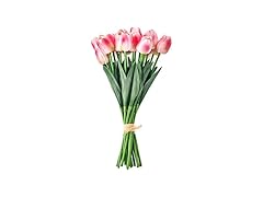 Mikasa Pink Faux Tulips Artificial Flowers