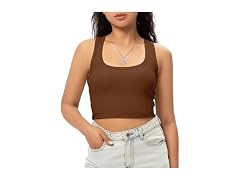 Ggov Women (M) Sports Crop Tank Tops Shirts