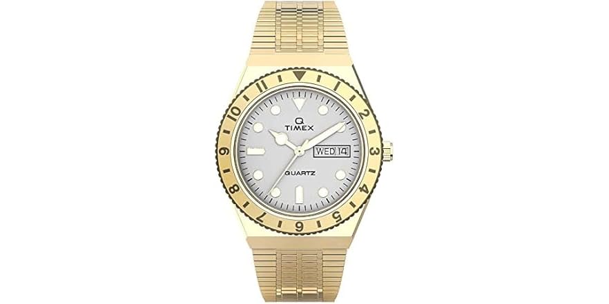 Timex Q Women’s 36mm Gold-Tone Watch