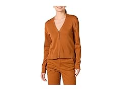 Amazon Essentials Women's V-Neck Cropped Cardigan